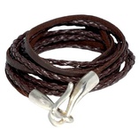 Brazalete enrollable café