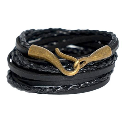 Brazalete enrollable negro