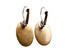 Aretes ovalados grandes bronce